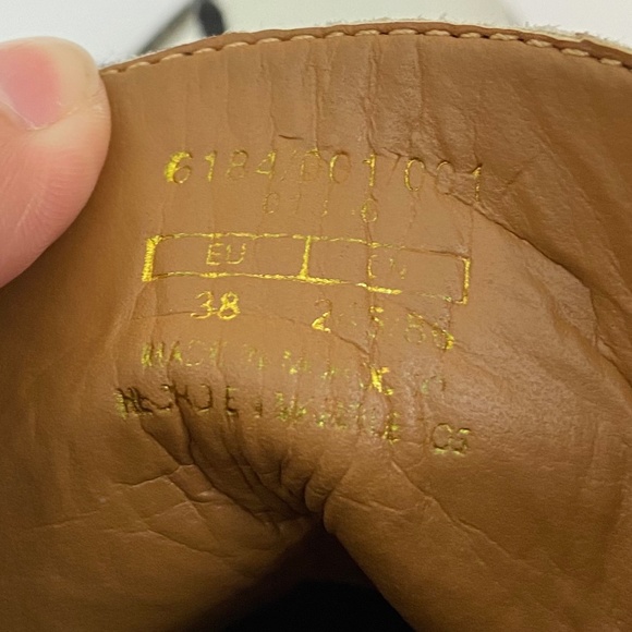 Zara white lace up leather boots Sz 38 - Picture 11 of 11